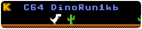 C64 DinoRun1kb